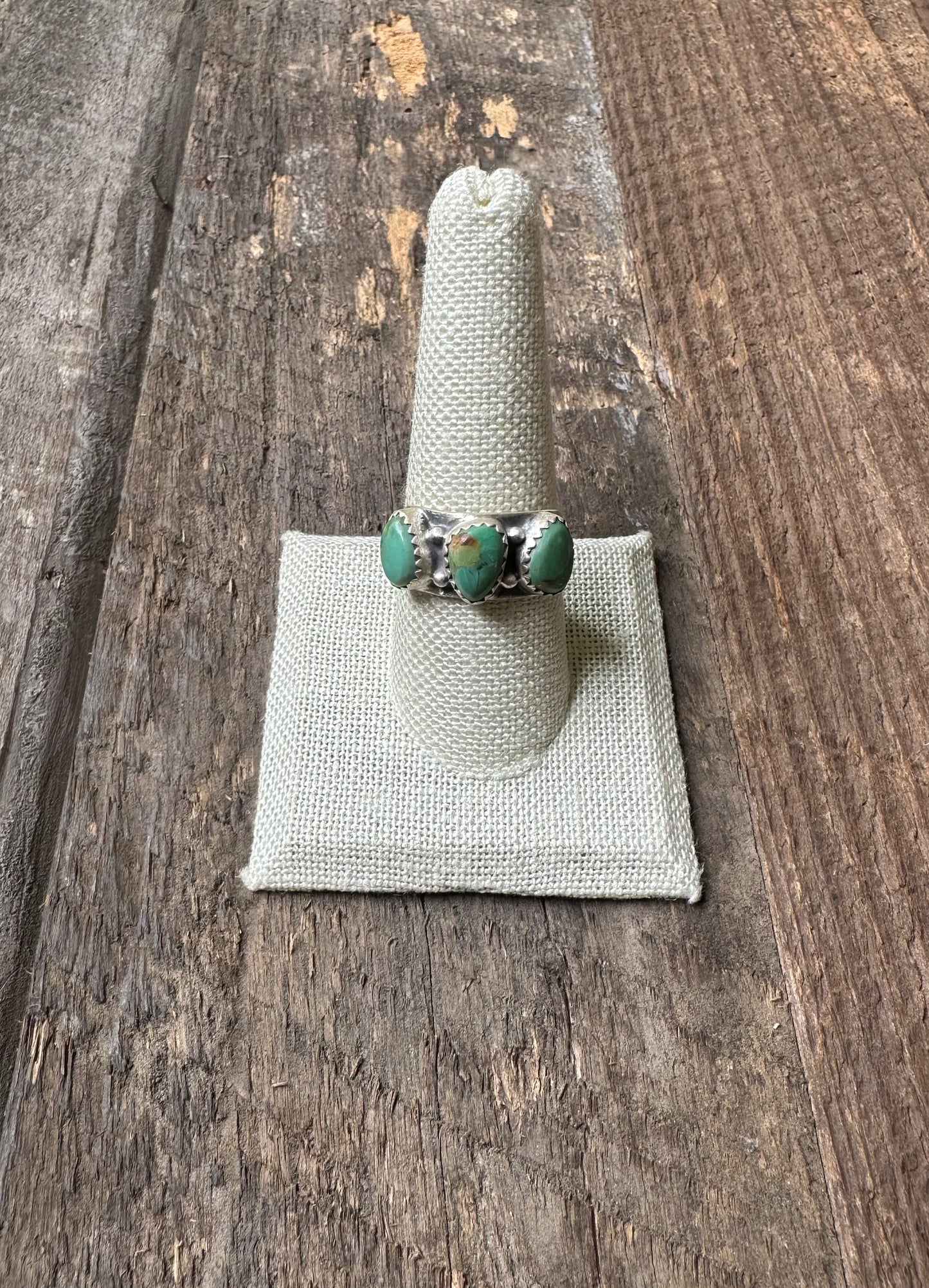 Mojave Turquoise and Sterling Cigar Band