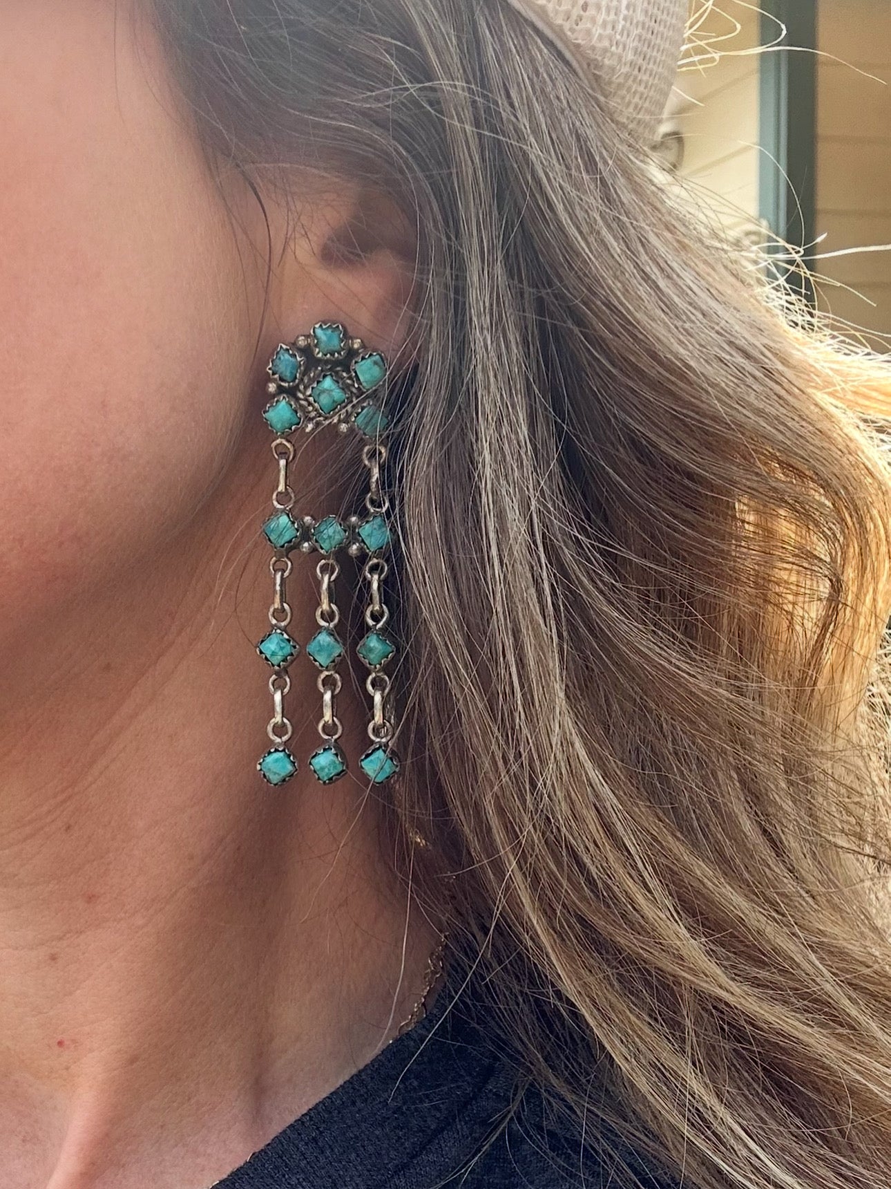 Turquoise Dangle Earrings
