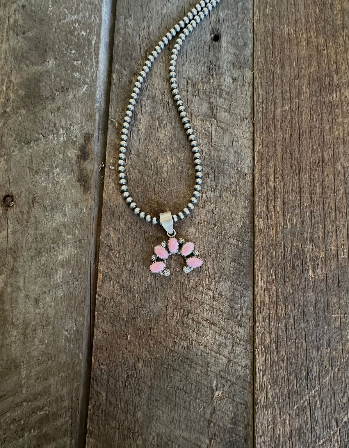 Pink Conch Naja Pendent