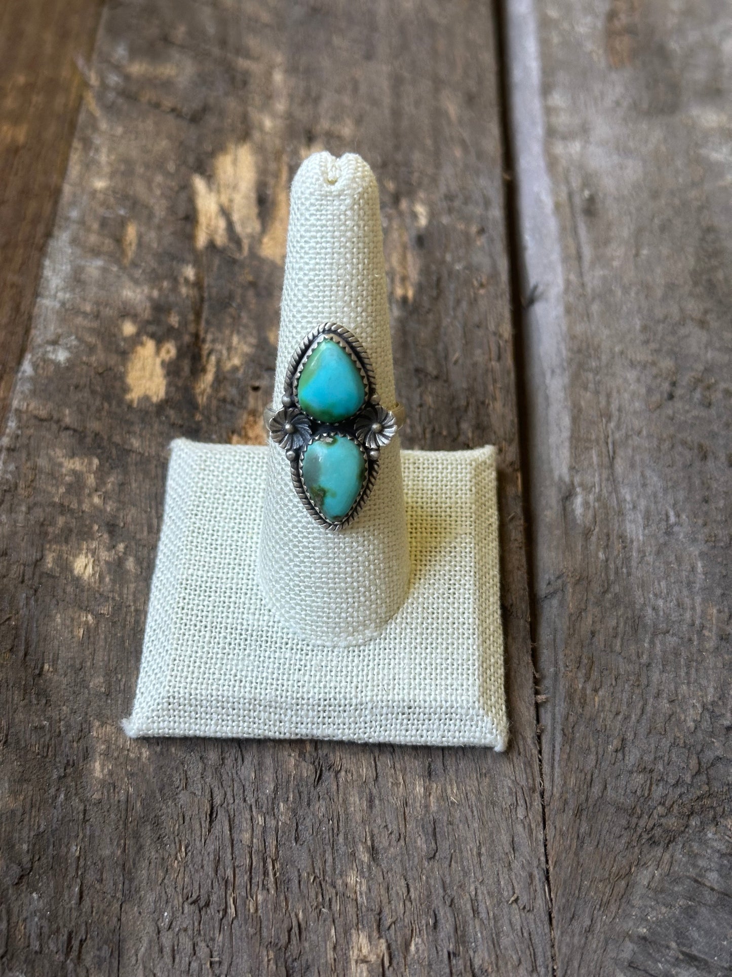 Sonoran Mountain Two Stone Ring