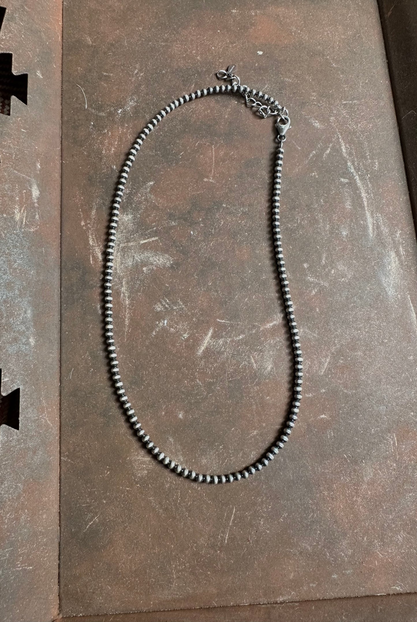 3mm Sterling Silver Pearls-16"