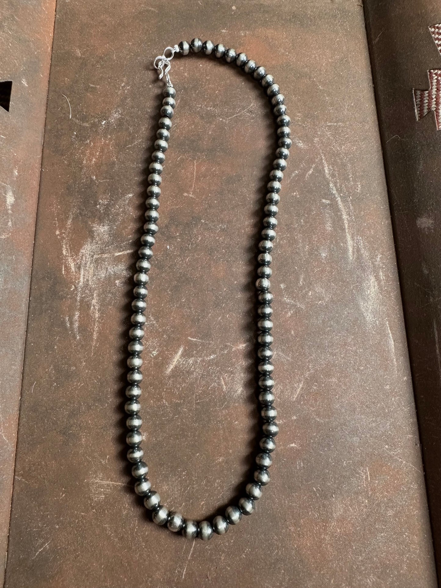 6 MM Sterling Silver Pearls-18"