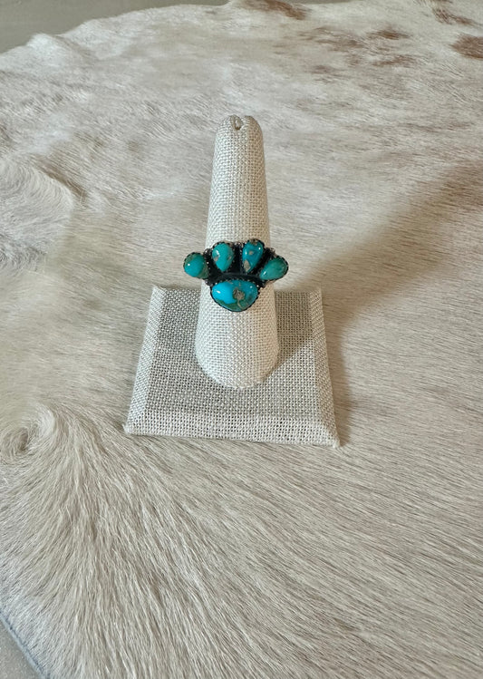 Five Stone Adjustable Ring