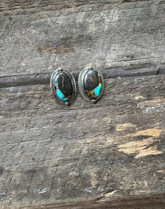 Blackjack Turquoise Studs