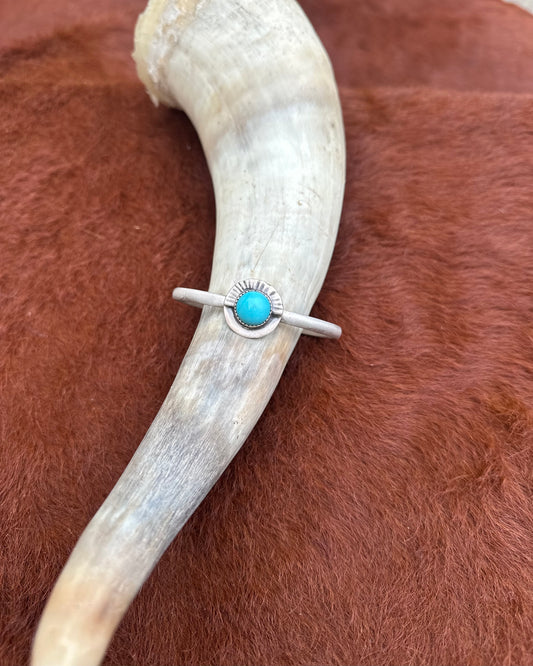 Circle Turquoise Cuff