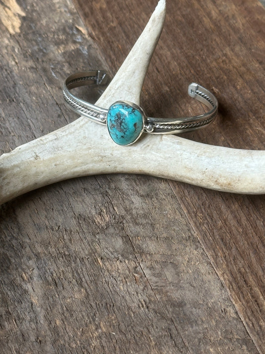 Sterling Silver and Turquoise Cuff