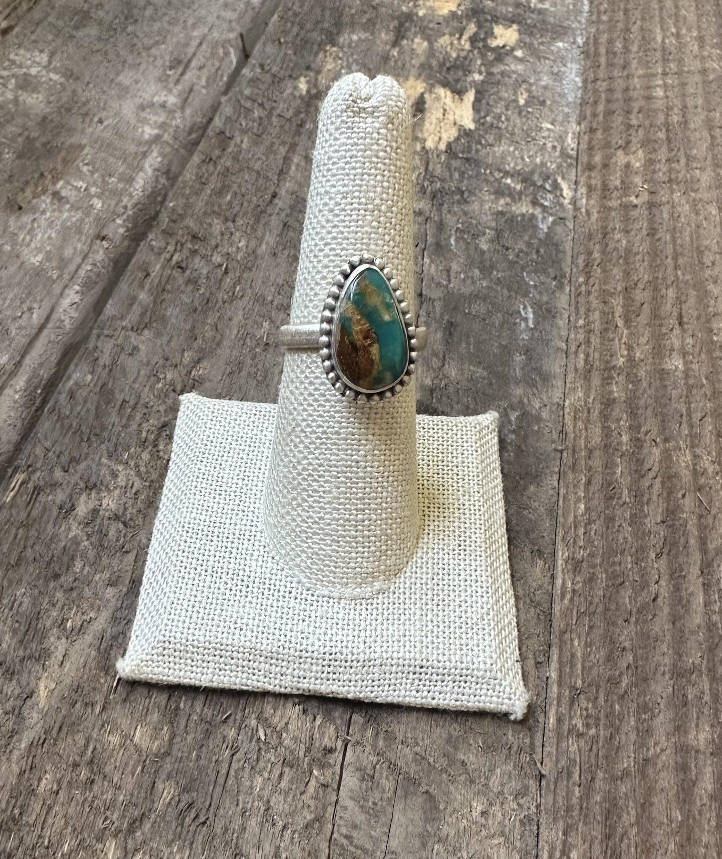 Fox Turquoise Adjustable RIng