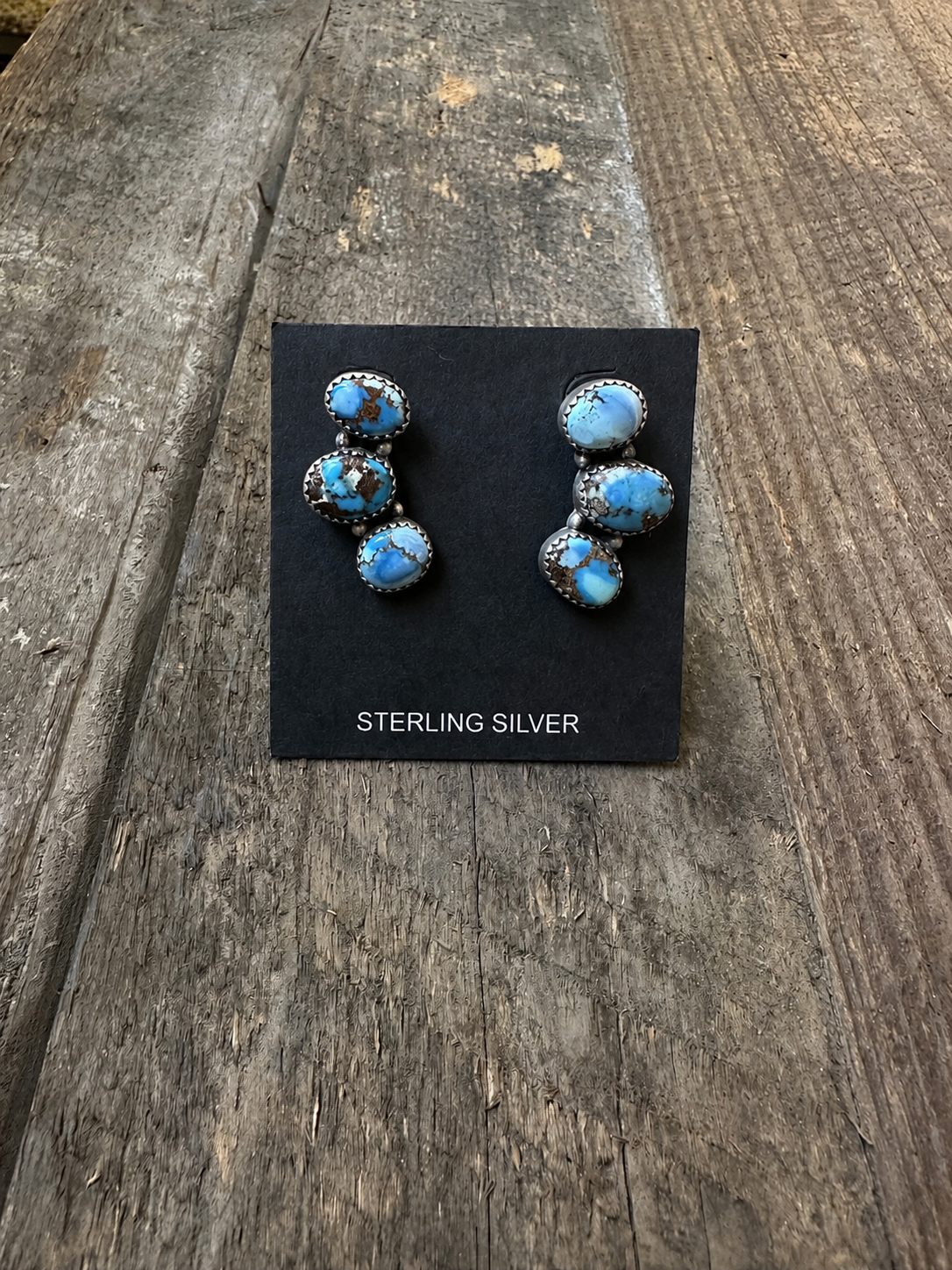Golden Hills and Sterling Silver Studs