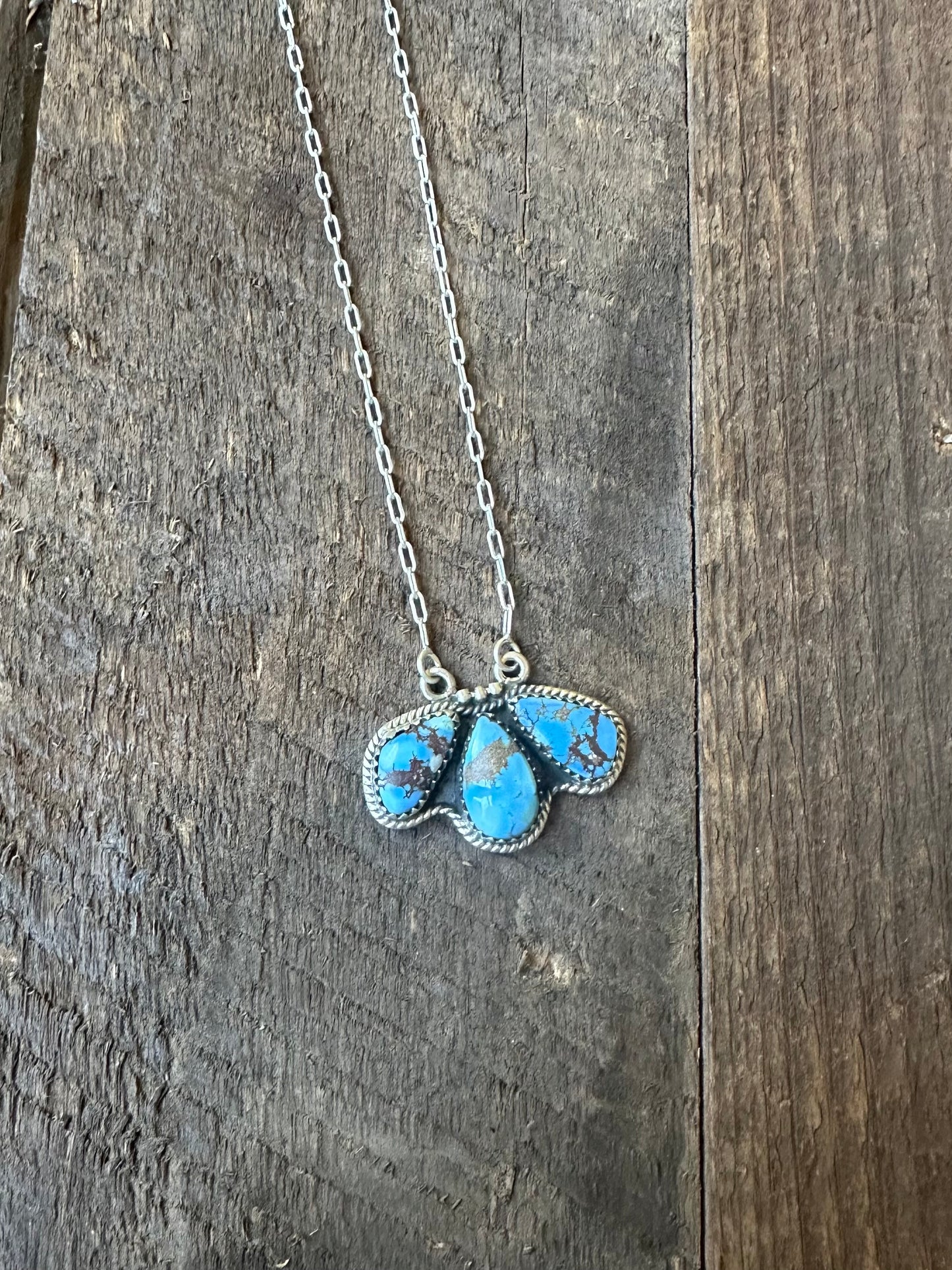 Golden Hills Cluster Necklace