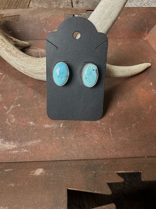 Golden Hills Turquoise Studs