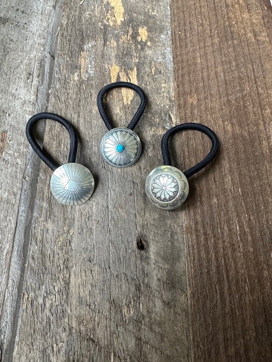 Sterling Silver Hair Ties