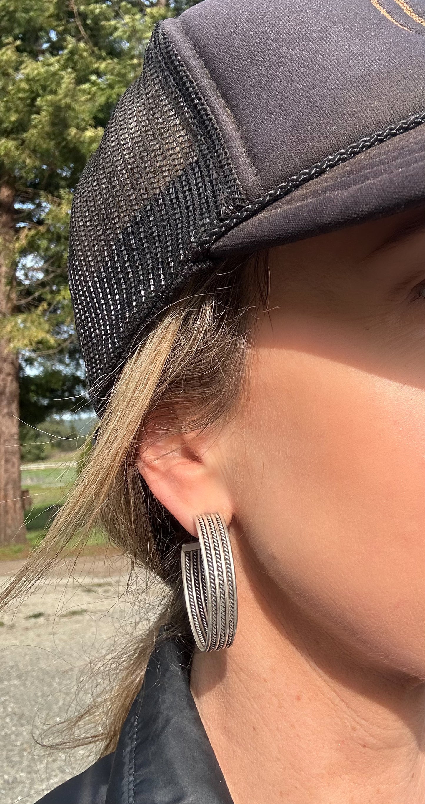 Sterling Silver Hoops