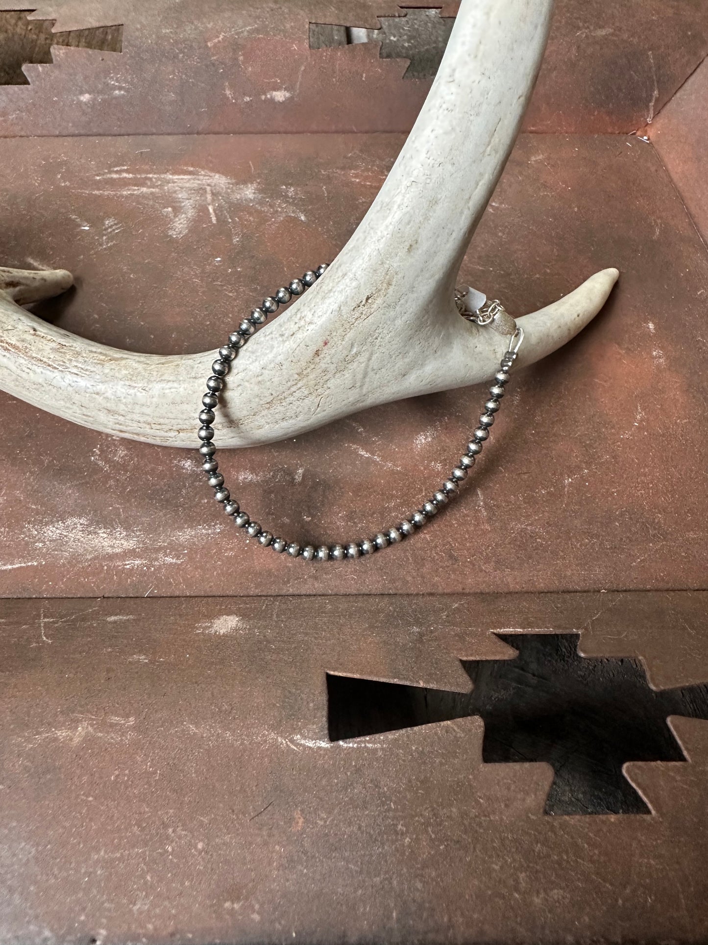 3mm Sterling Silver Pearl Bracelet