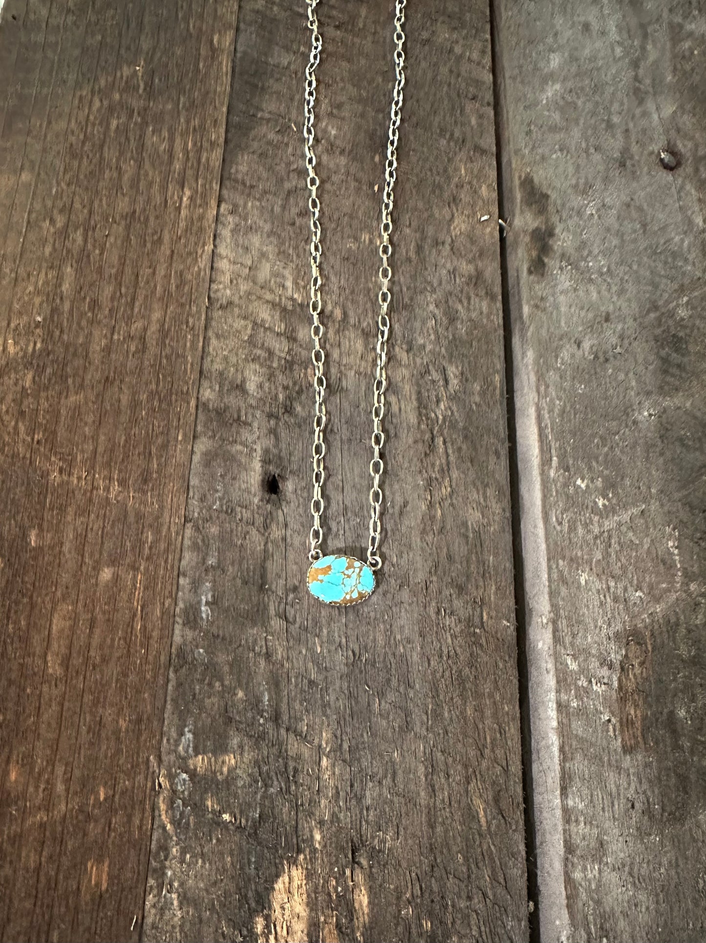 Number 8 Turquoise Necklace