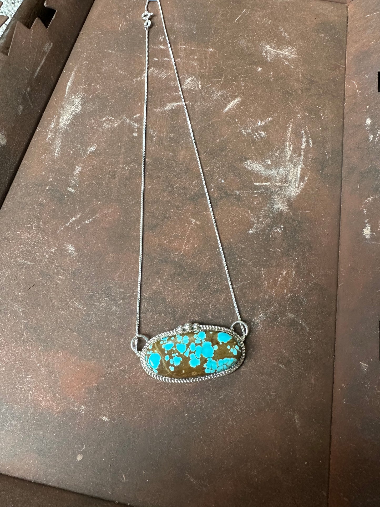Number 8 Turquoise Necklace