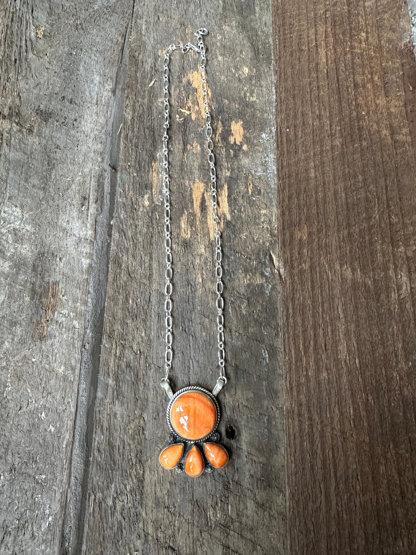 Spiny Oyster Statement Necklace