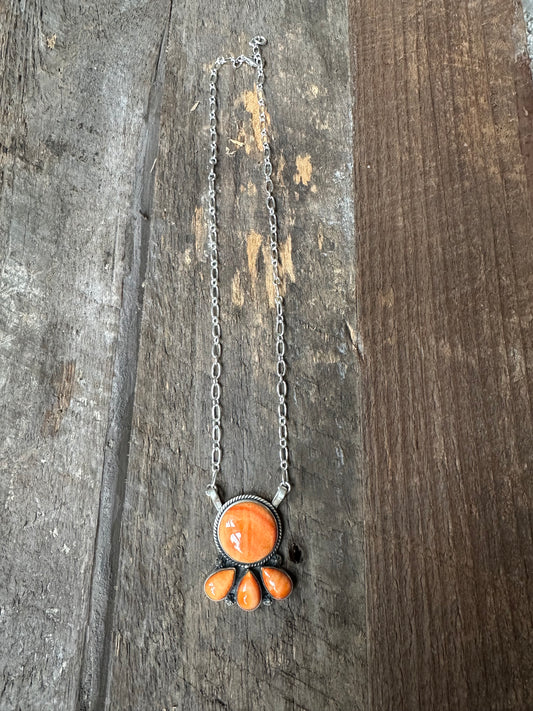 Spiny Oyster Statement Necklace