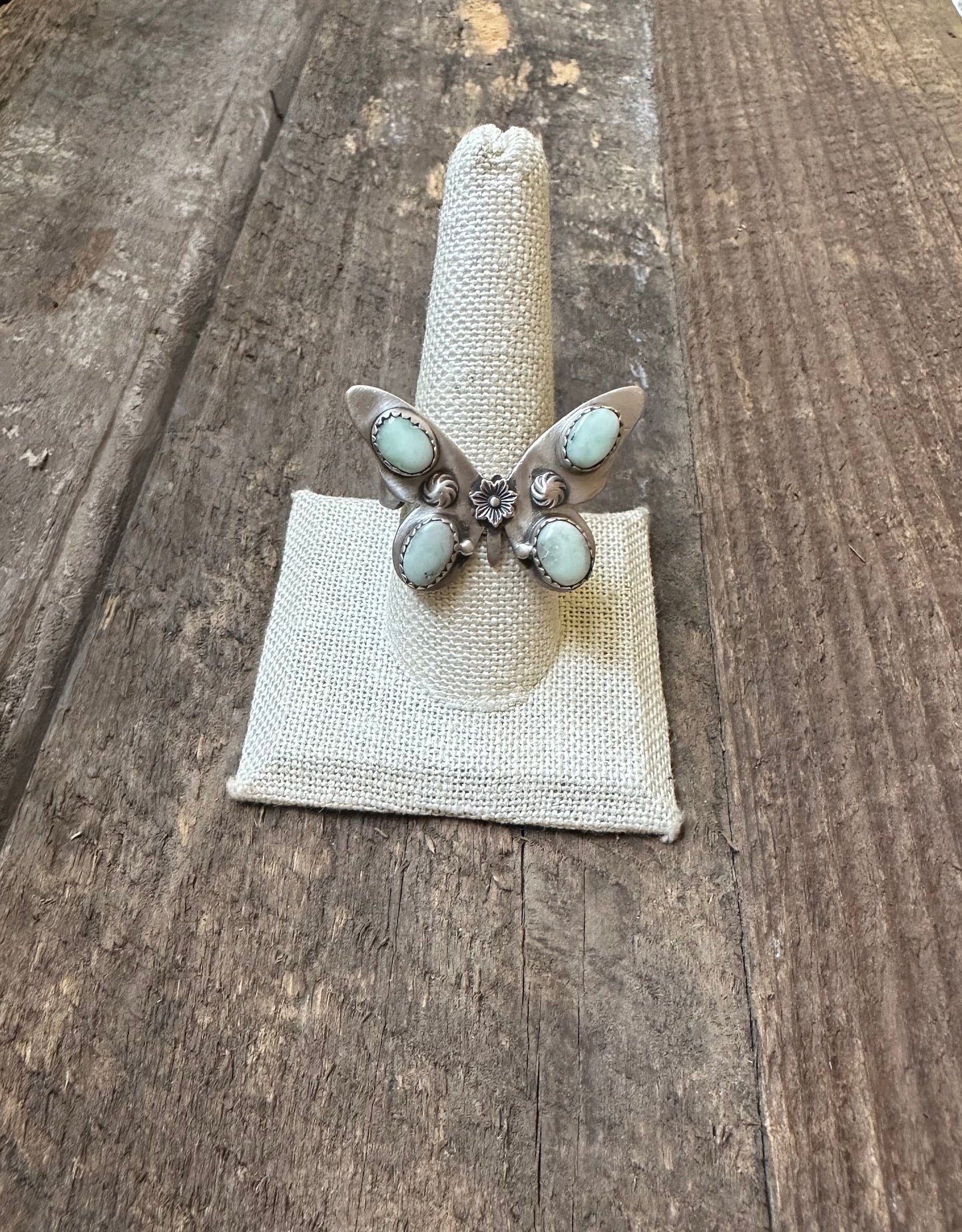 Paloma Adjustable Butterfly Ring