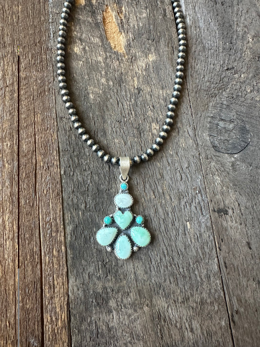 Paloma and Mojave Turquoise Pendent