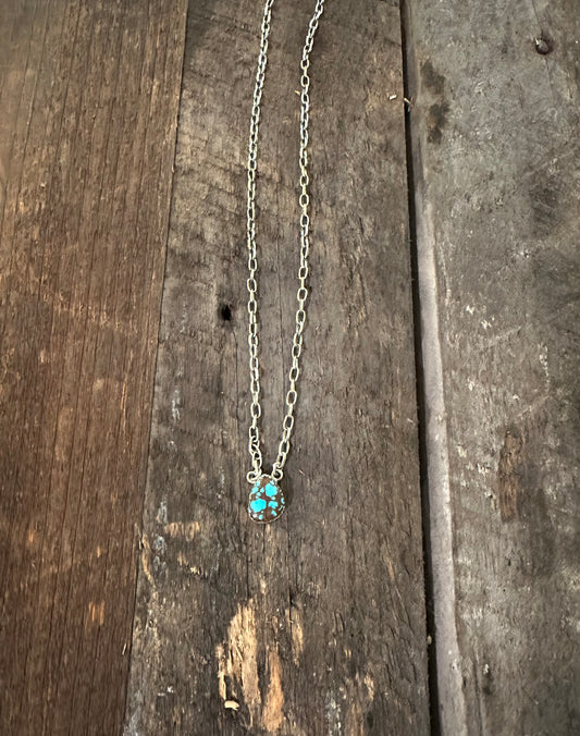 Number 8 Turquoise Necklace