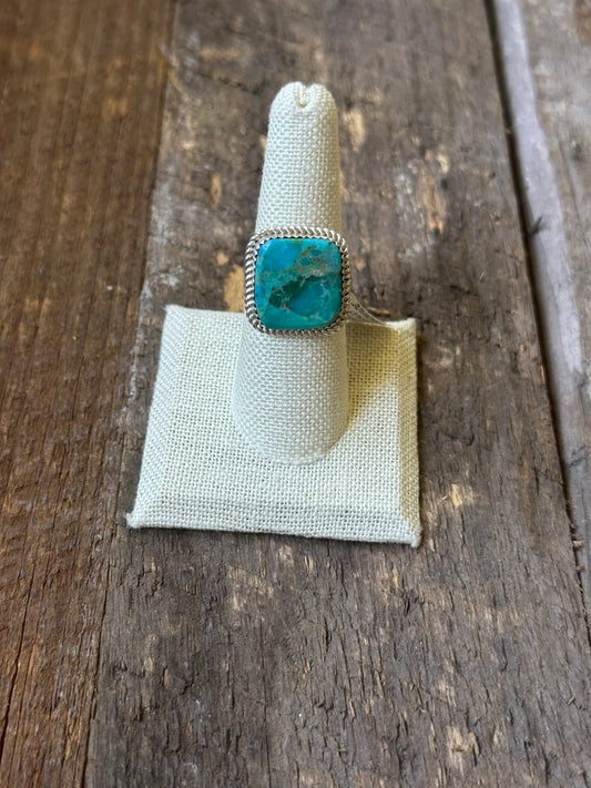 Square Single Stone Kingman Ring