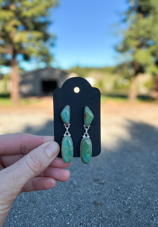 Royston Turquoise Dangle Earrings