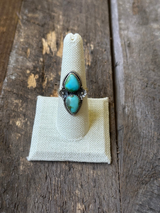 Sonoran Mountain Two Stone Ring