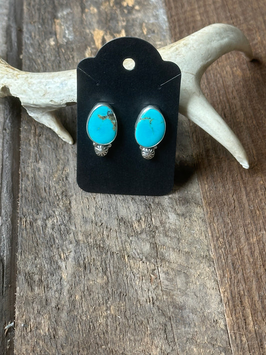 Bright Turquoise Studs