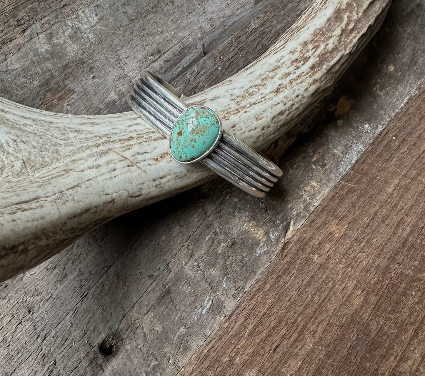 Handcrafted Single Stone Cuff