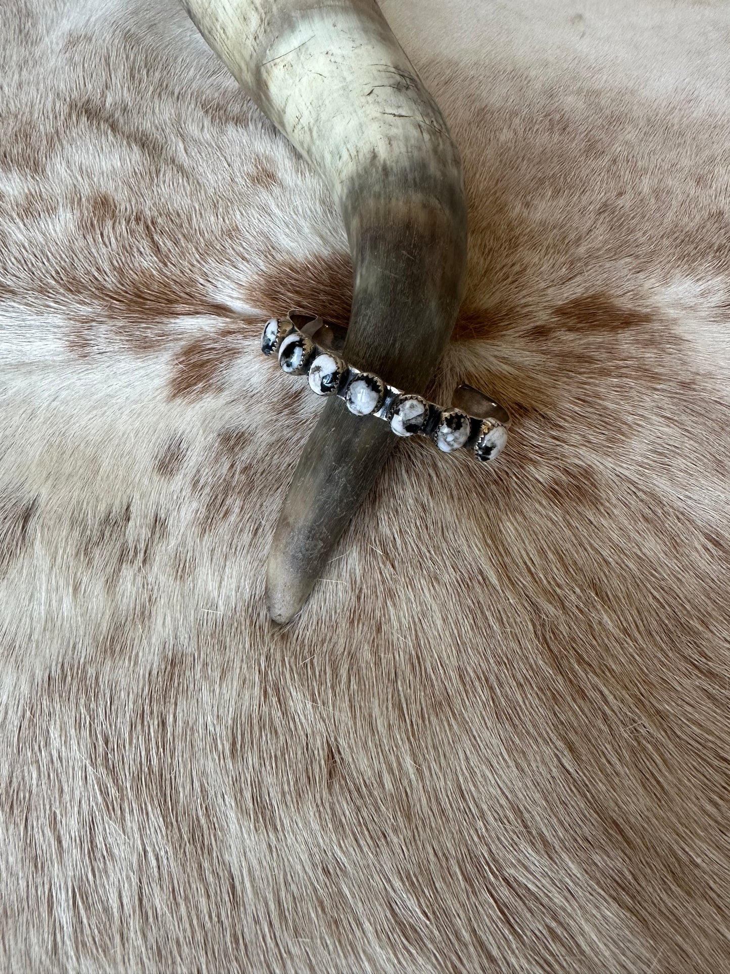 White Buffalo Cuff